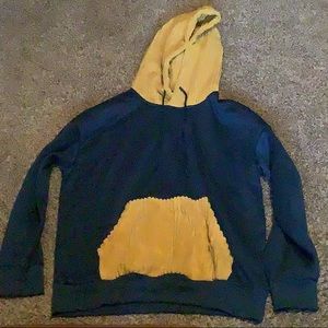 Brand NEW CharmKPR Blue & Gold Hoodie